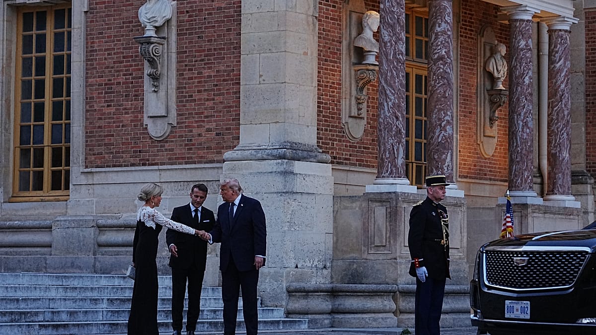 Trump welcomed