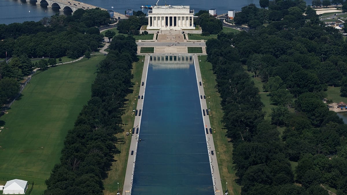 Former Olympian indicted on felony charge over alleged Reflecting Pool vandalism