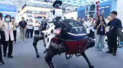 A Stunning Display: Robot Horse and Rider Captivate Audience at Chinese Conference