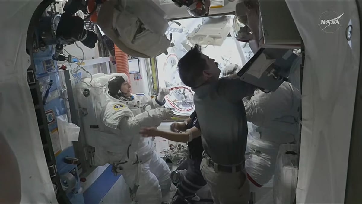 Mission Accomplished: Sophie Adenot Successfully Installs ISS Antenna!