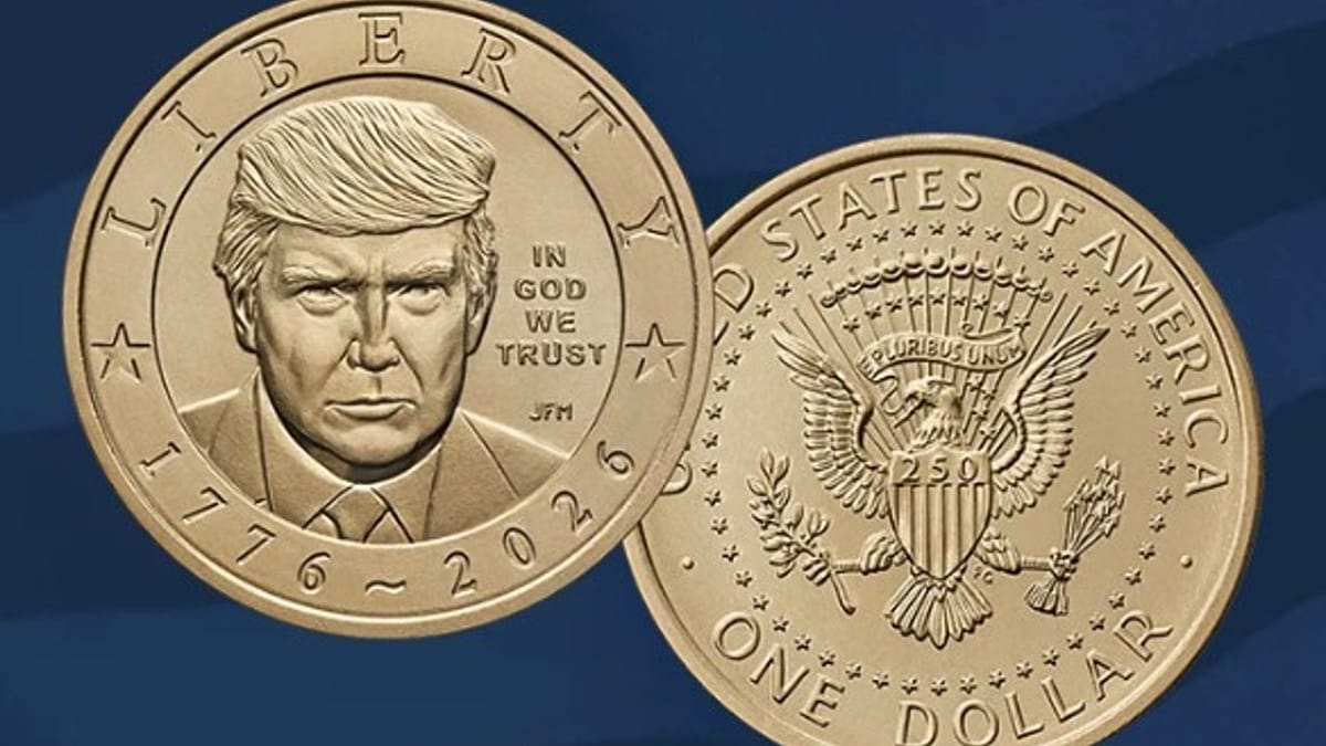 Trump Makes History as First Sitting President on a Coin!