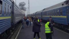 Russian Drone Strike Near Ukrainian Train Station Sparks Outrage!